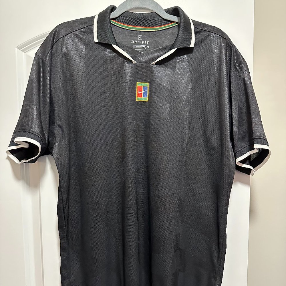 Nike Tennis NikeCourt Advantage Heritage DRI-Fit Tennis Polo Shirt Men’s Large